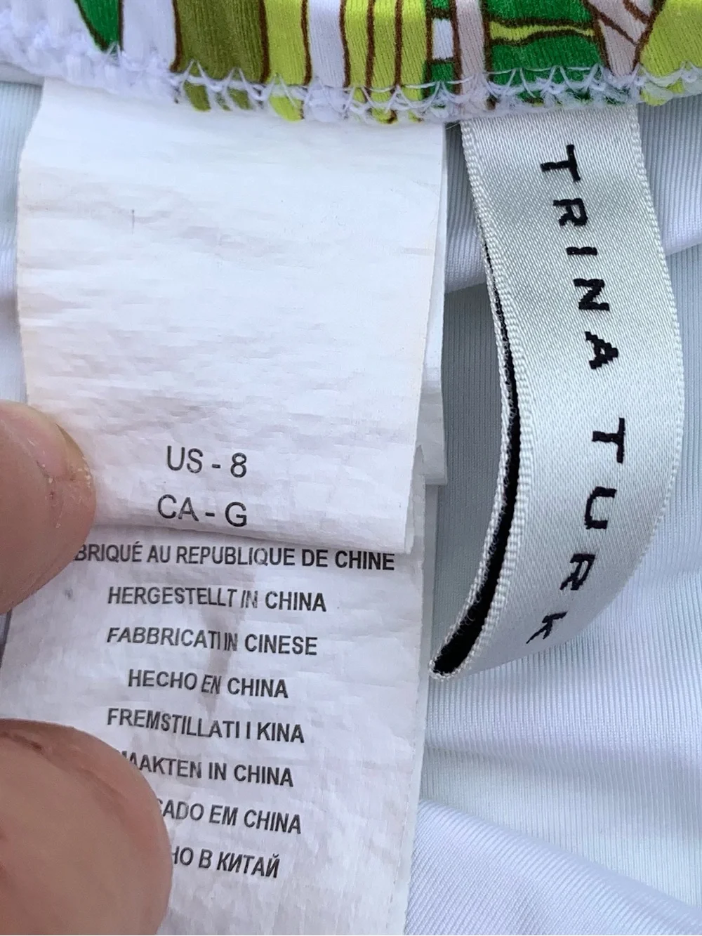 Trina Turk Tropical Swimsuit Bikini Bottoms 8